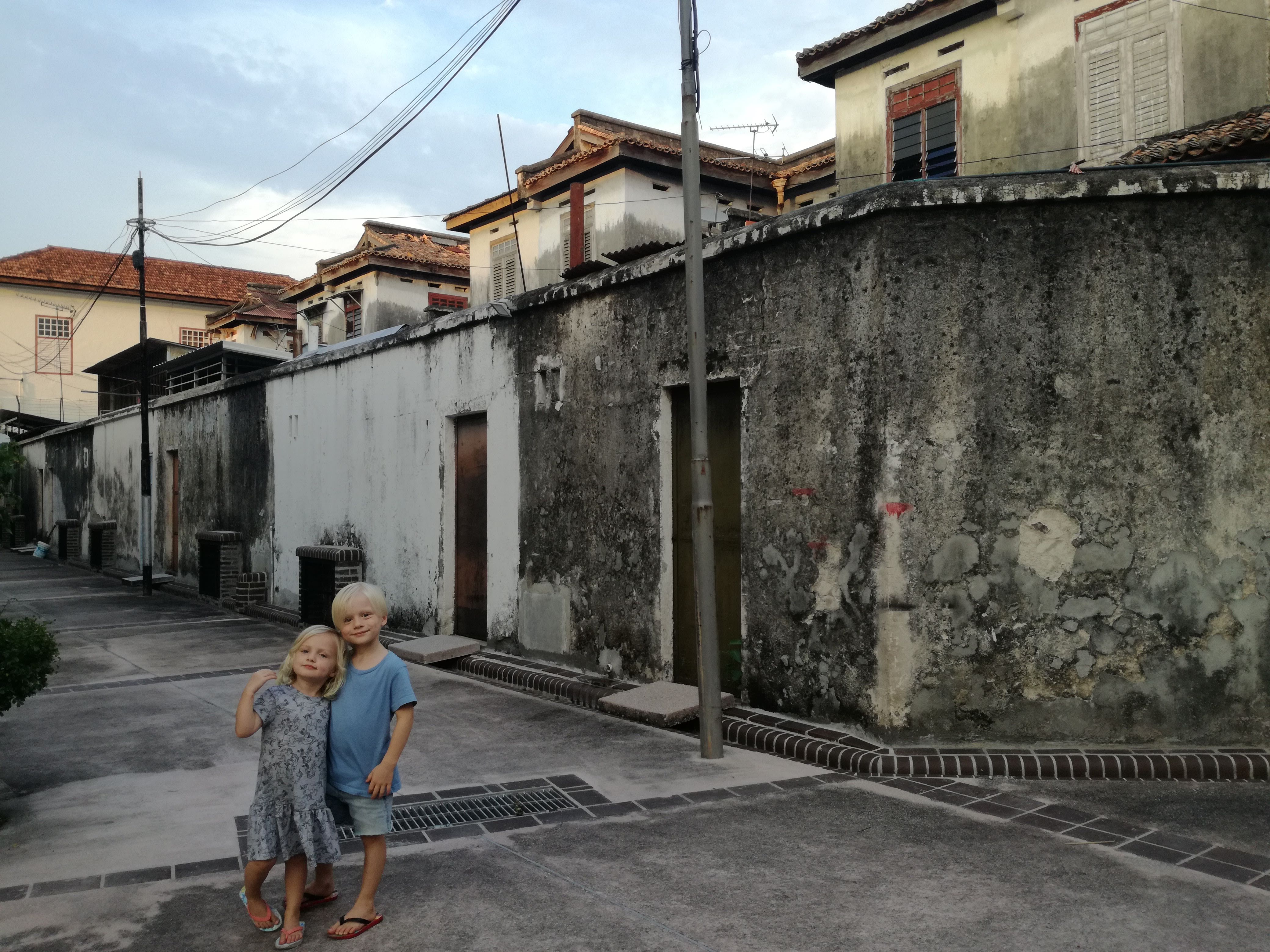 Kids in George Town back streets